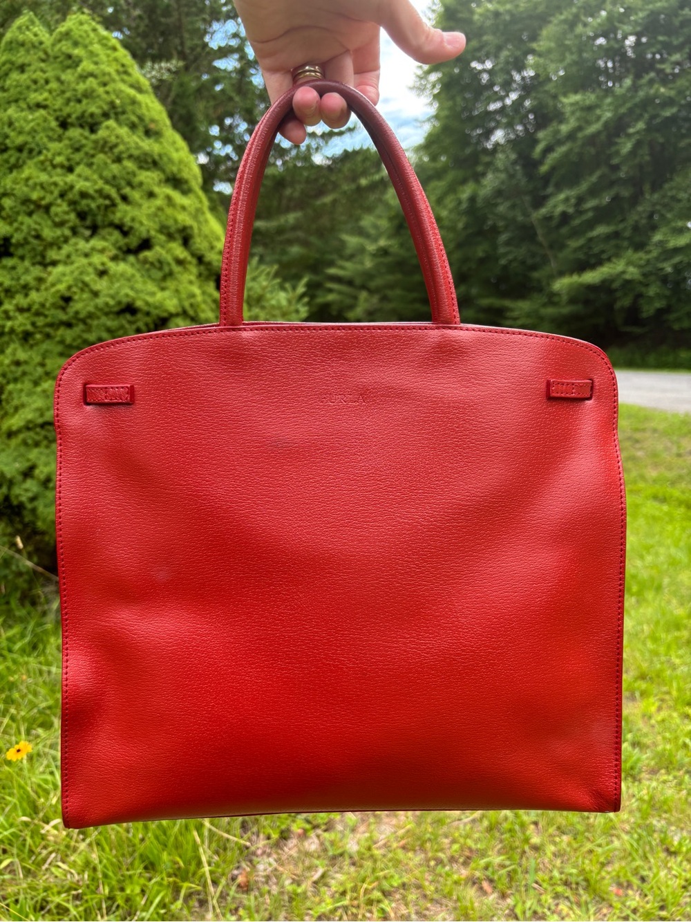 Furla Leather Crossbody Tote Bag - Picture 17 of 17